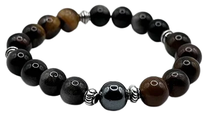 Perlenarmband „Obsidian Tiger“