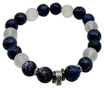 Perlenarmband „Blue Sky“