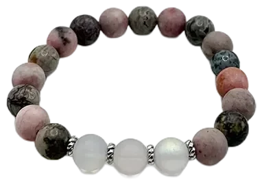 Perlenarmband „Rosé Dream“