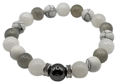 Perlenarmband „Glacier“