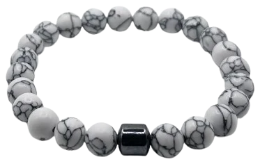 Perlenarmband „Pure White“