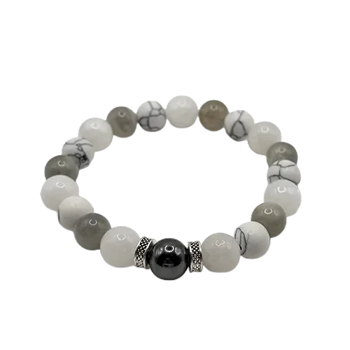 Perlenarmband „Glacier“