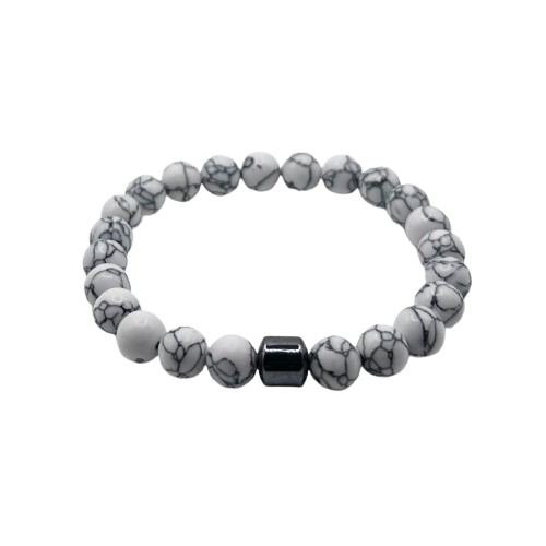 Perlenarmband "White"