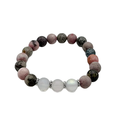 Perlenarmband "Rose"